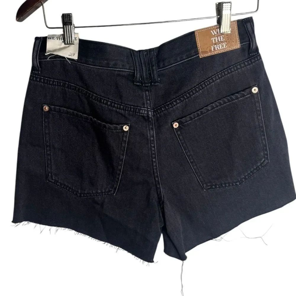 Free People We The Free Ivy Mid-Rise Shorts in Room Rocker 27 NWT